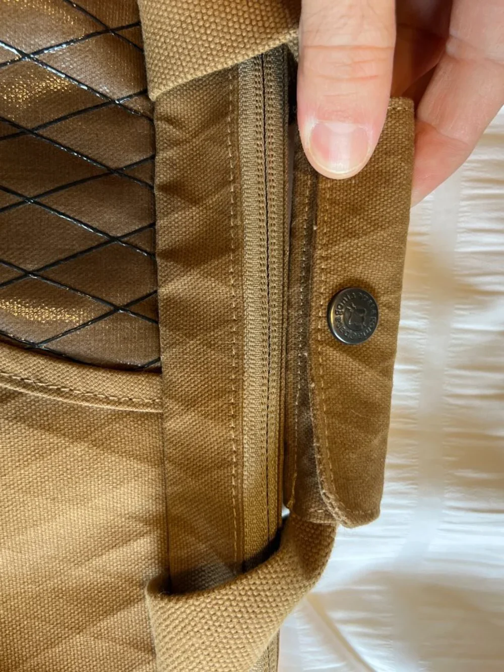 Patagonia Stand up pack 18L backpack messenger tan brown